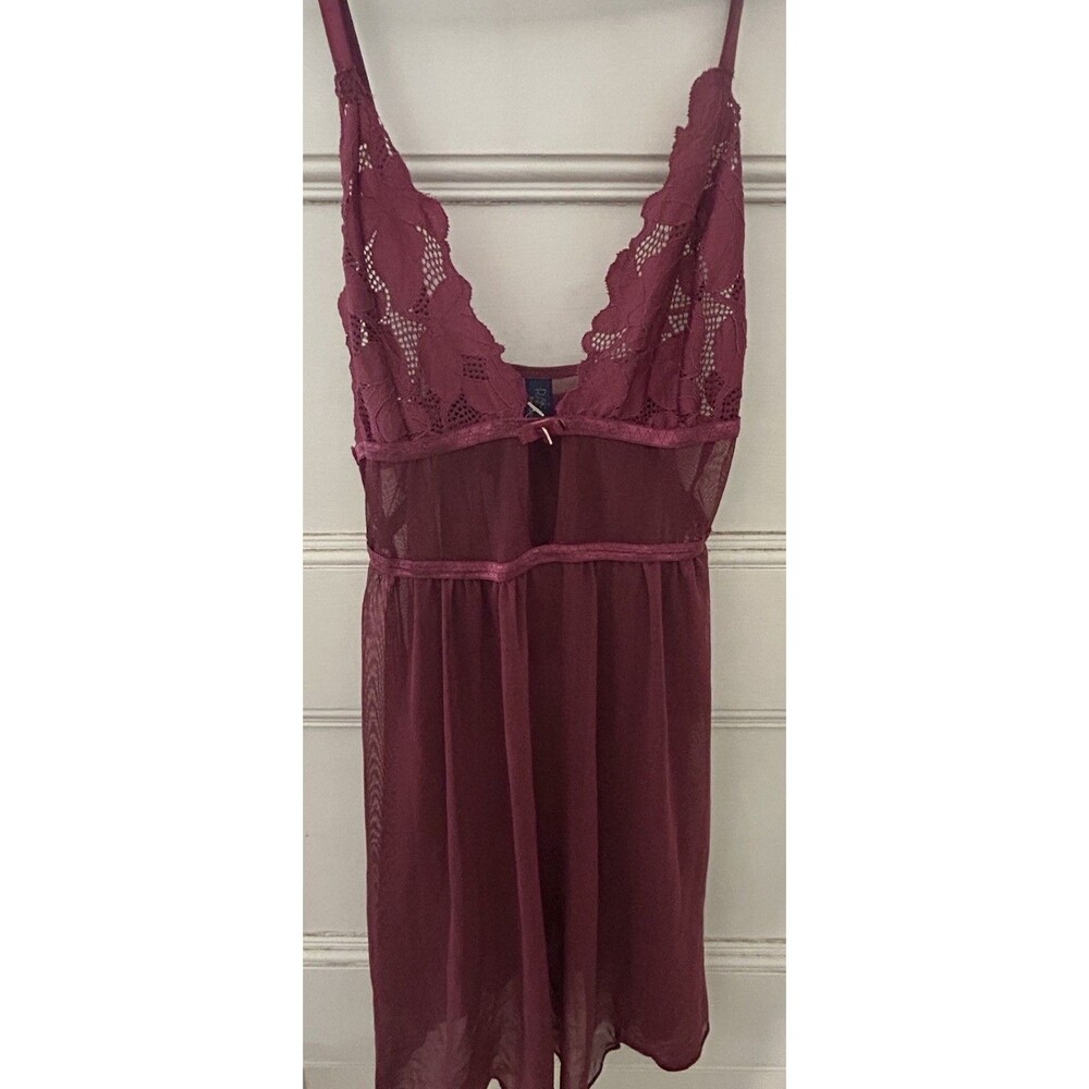 Rachel Roy Babydoll Intimate / Sleepwear Deep Plunge Women's Size L  NWT